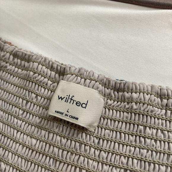 Aritzia Wilfred Pink Blue Tempest Babydoll Mini Dress Size L Fairy Coquette Boho - Picture 5 of 11